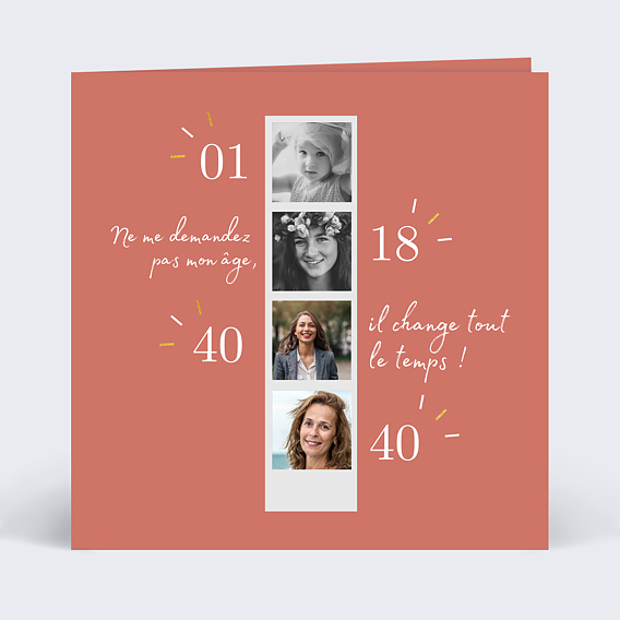 Invitation Anniversaire Adulte Graphique