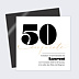 Invitation anniversaire 50 ans Moderne
