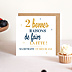 Invitation Anniversaire Adulte 2 en 1