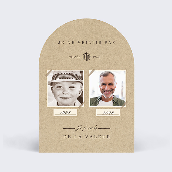 Invitation Anniversaire Adulte Bonne Cuvée