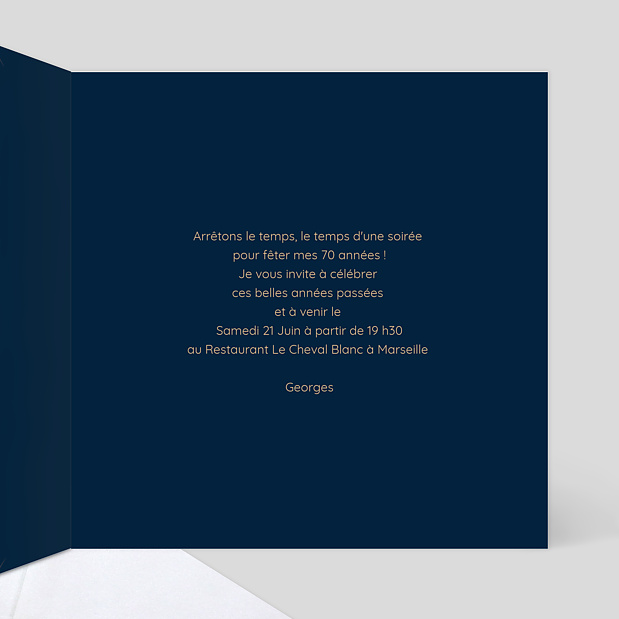 Invitation Anniversaire Feux Artifices Intérieur Droit