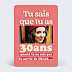 Invitation Anniversaire Adulte Tu sais que tu as 30 ans