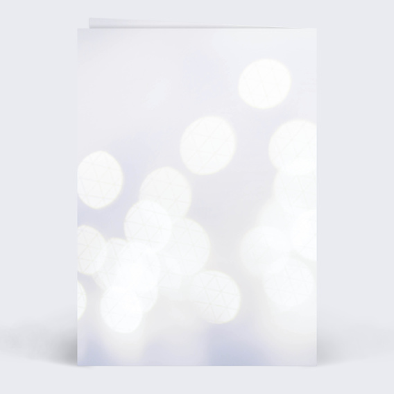 Invitation anniversaire Soirée Blanche Verso