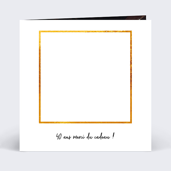 Invitation Anniversaire Adulte Découpe Cadeaux Cadre