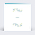 Invitation Anniversaire Adulte Petites fleurs bleues