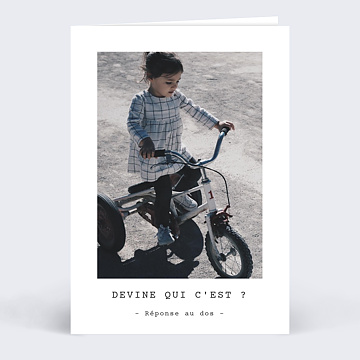 Invitation Anniversaire Adulte Polarod Simple