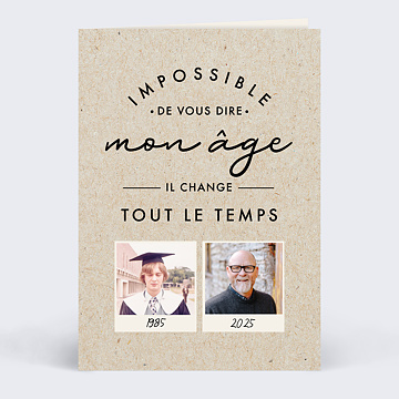 Invitation Anniversaire Adulte Autodrision Age