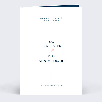 Invitation anniversaire Collection Caractère