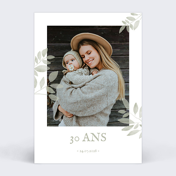Invitation anniversaire Jolis brins
