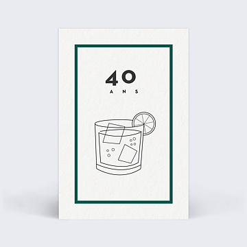 Invitation Anniversaire Adulte Bourbon