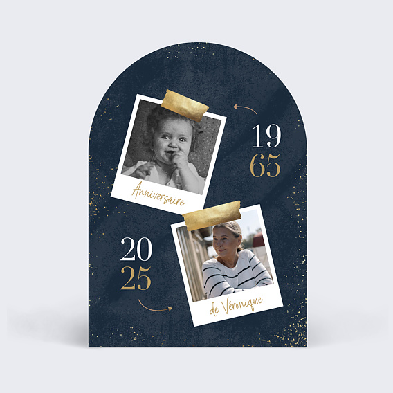Invitation anniversaire Mémento
