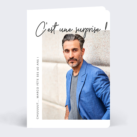 Invitation anniversaire Multi Photos