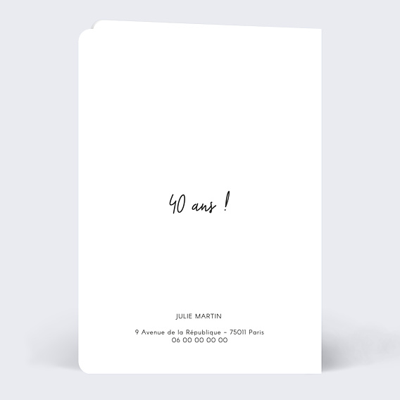 Invitation Anniversaire Adulte Multi Photos