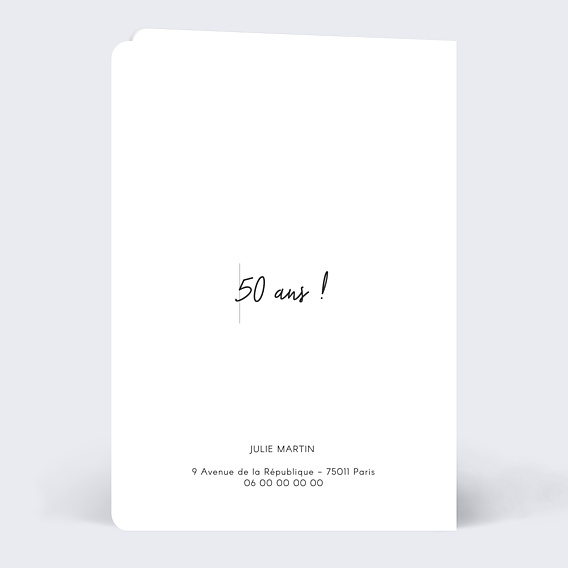 Invitation Anniversaire Adulte Multi Photos 