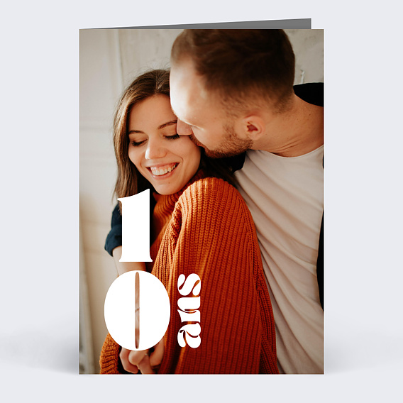 Invitation anniversaire mariage 10 ans de mariage