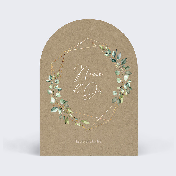 Invitation anniversaire mariage Modern Love