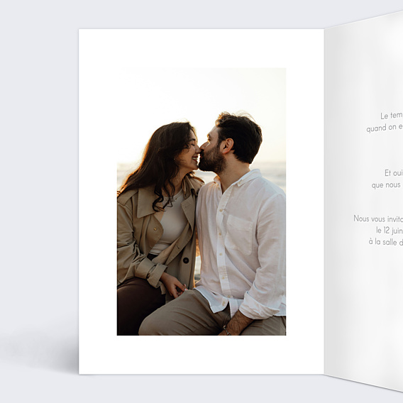 Invitation anniversaire de mariage 10 années d'amour