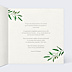 Invitation anniversaire de mariage Arche olivier