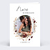 Invitation anniversaire de mariage Couronne de Fleurs Sauvages