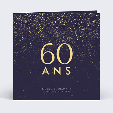 Invitation Anniversaire de Mariage Pluie de Fte