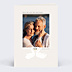 Invitation anniversaire de mariage Cygnes en coeur