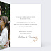 Invitation anniversaire mariage Couronne de Fleurs Sauvages Intérieur Droit