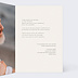 Invitation anniversaire mariage Cygnes en coeur Intérieur Droit