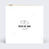 Invitation anniversaire mariage Année en grand avec Graines Verso