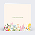 Invitation anniversaire mariage Jardin Romantique Verso