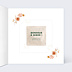 Invitation anniversaire de mariage Flower of Fall Graines