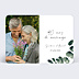 Invitation anniversaire de mariage Branche d’Eucalyptus