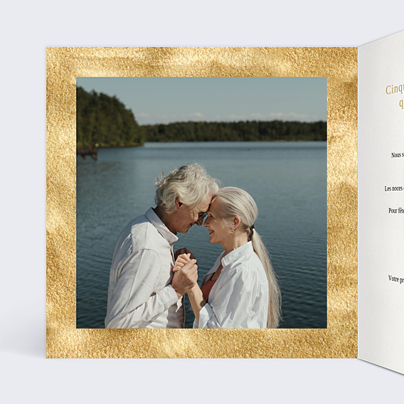 Invitation anniversaire de mariage Décennie