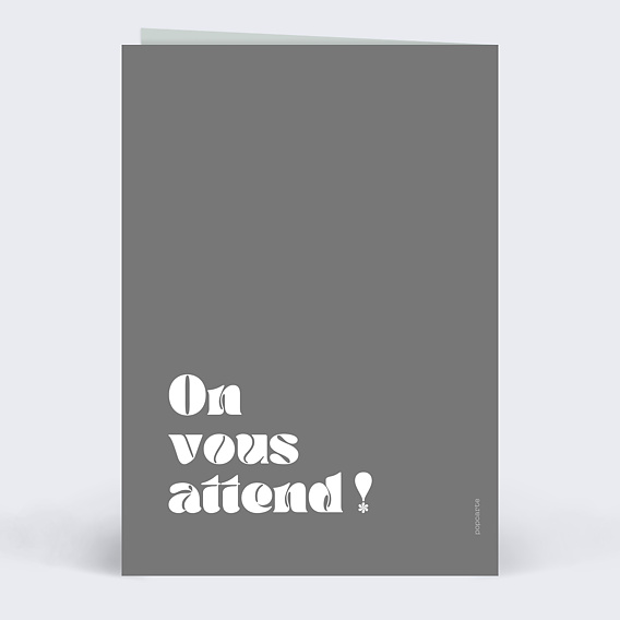 Invitation anniversaire mariage 10 ans de mariage Verso