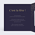 Invitation anniversaire de mariage Pluie de Fête avec graines