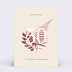 Invitation anniversaire mariage Esprit Floral