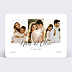 Invitation anniversaire mariage Triptyque Romantique
