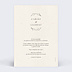 Invitation anniversaire de mariage Initiales Rafinées