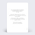 Invitation anniversaire mariage Alliances Verso