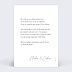 Invitation anniversaire mariage Belle Époque Verso