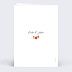 Invitation anniversaire mariage Arche champêtre Verso