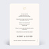 Invitation anniversaire de mariage Alliances Minimalistes