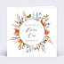 Invitation anniversaire de mariage Éveil des fleurs