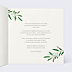 Invitation anniversaire de mariage Arche olivier