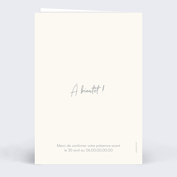 Invitation anniversaire de mariage 10 années d'amour
