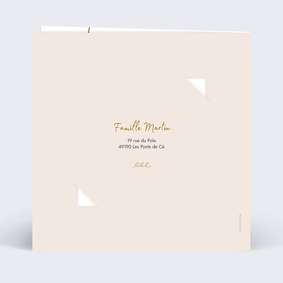 Invitation anniversaire de mariage Cultiver l’amour