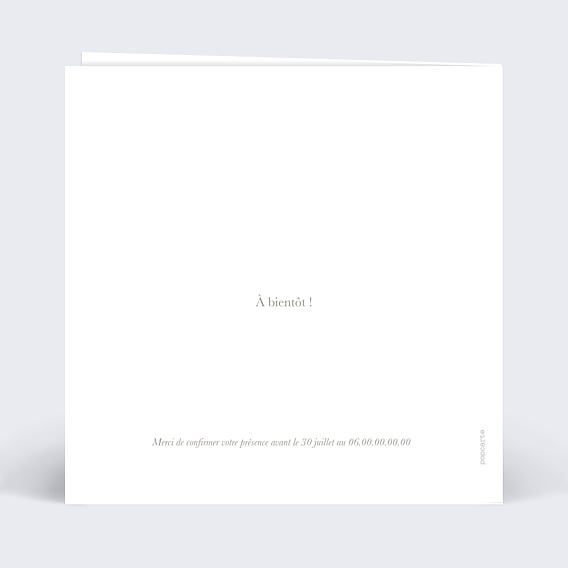 Invitation anniversaire de mariage Photo souvenir 20