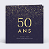 Invitation anniversaire mariage Pluie de Fête avec graines Recto