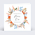 Invitation anniversaire de mariage Éveil des fleurs