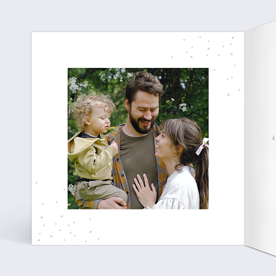 Invitation anniversaire mariage Levons nos Verres Chiffres Intérieur Gauche