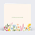 Invitation anniversaire de mariage Jardin Romantique